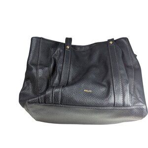 Relic Black Faux Leather Tote Bag With Double Straps & Interior Zip Pocket